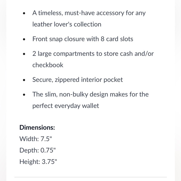 Portland Leather Goods Bifold Wallet in Coldbrew - Picture 8 of 8